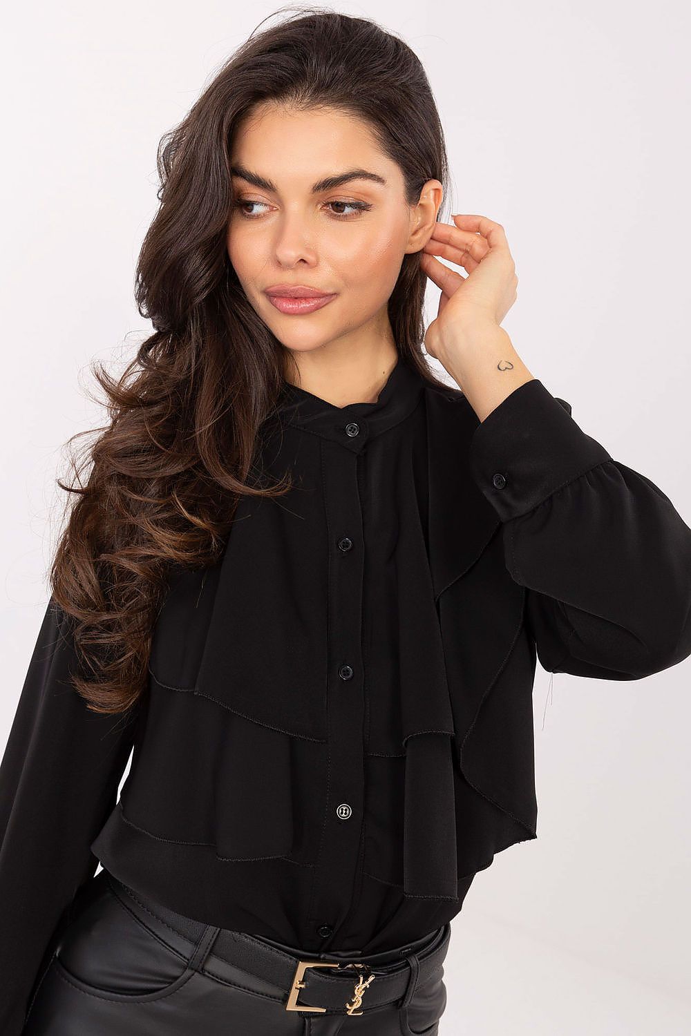  Cămaşă cu mânecă lungă model 220445 Rue Paris 
