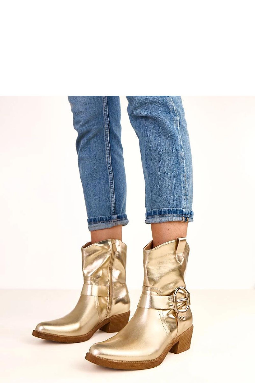  Botine cu toc model 220574 Solea 