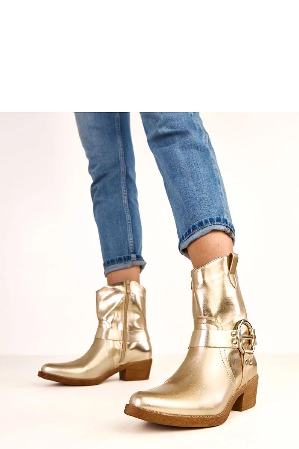  Botine cu toc model 220574 Solea 