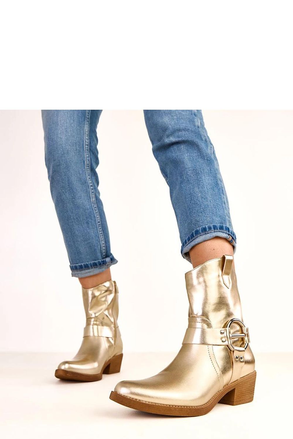  Botine cu toc model 220574 Solea 