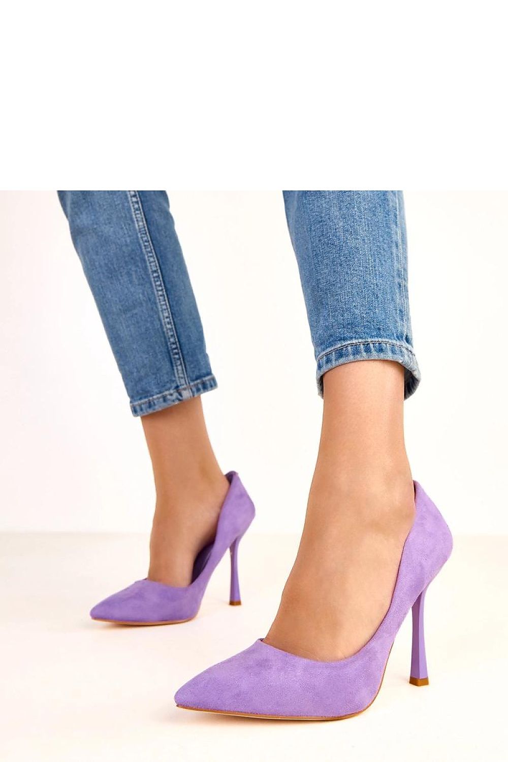  Pantofi cu toc subţire (stiletto) model 220608 Solea 