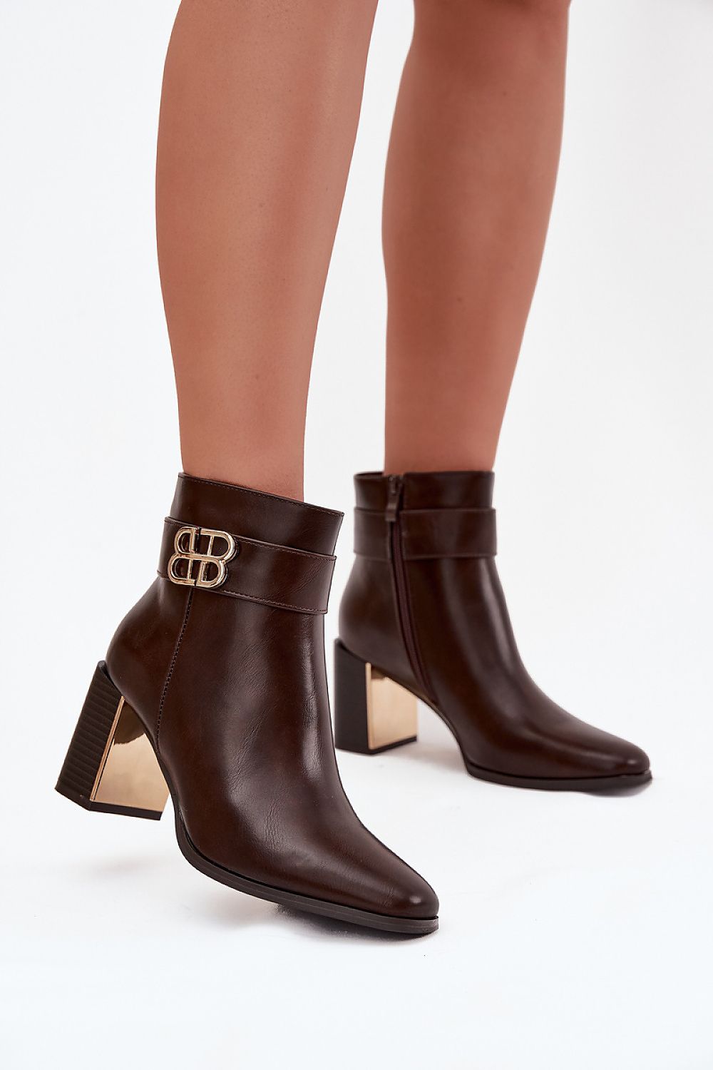  Botine cu toc model 220693 Step in style 