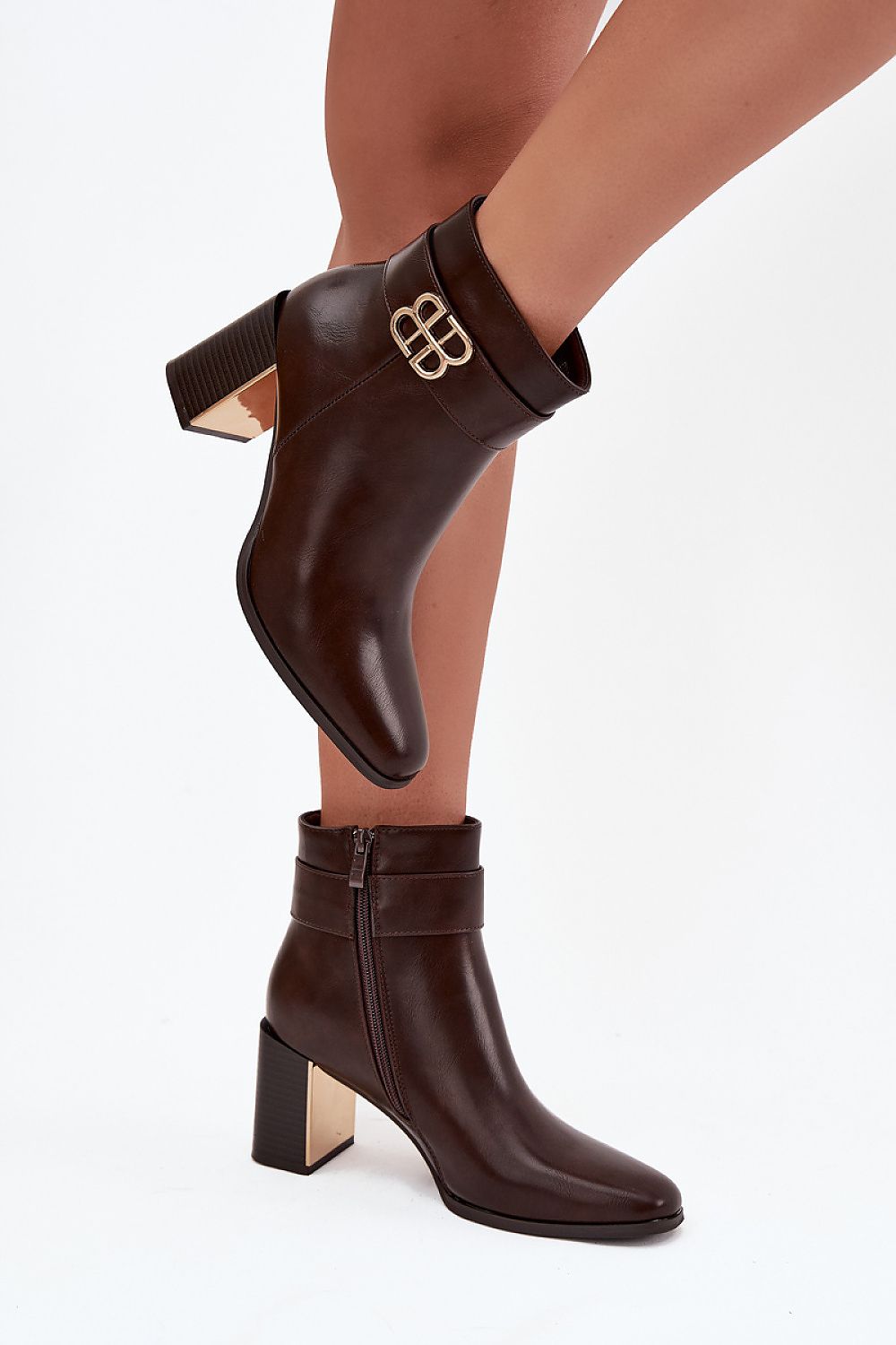 Botine cu toc model 220693 Step in style 