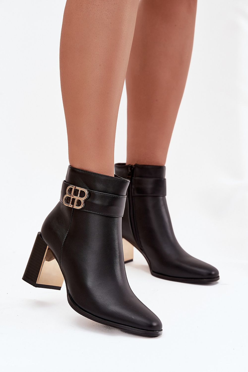  Botine cu toc model 220694 Step in style 