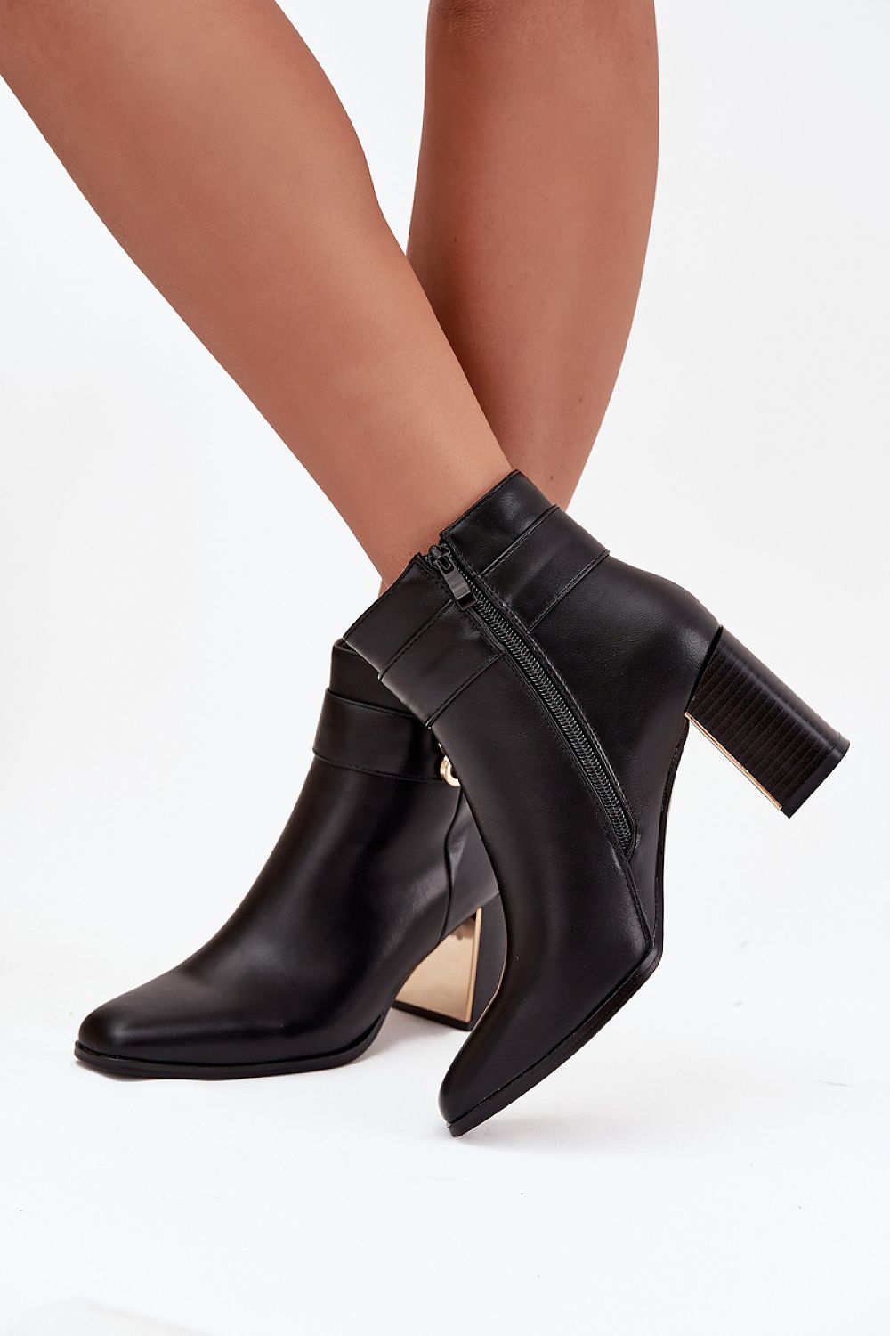  Botine cu toc model 220694 Step in style 
