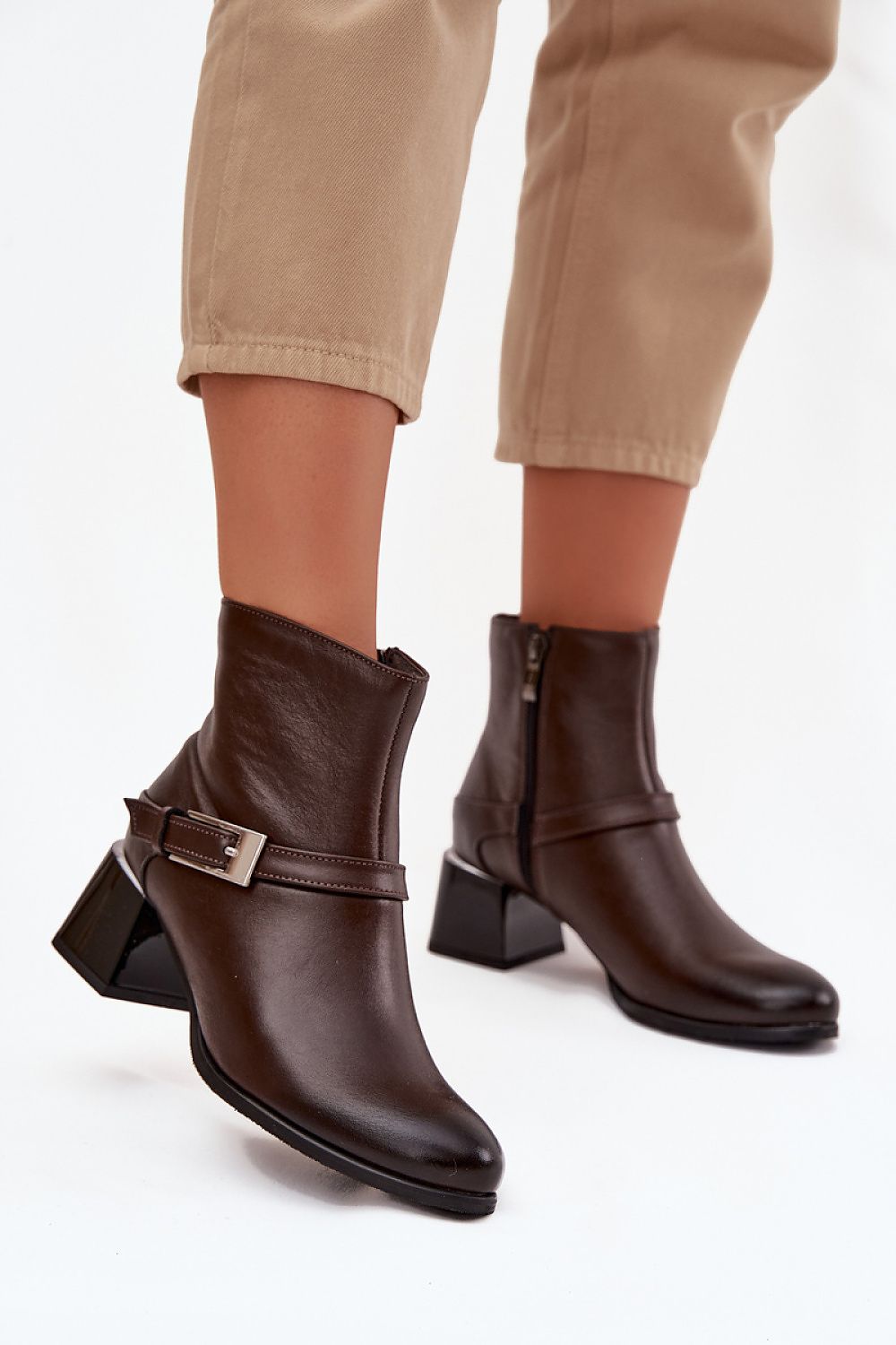  Botine cu toc model 220702 Step in style 