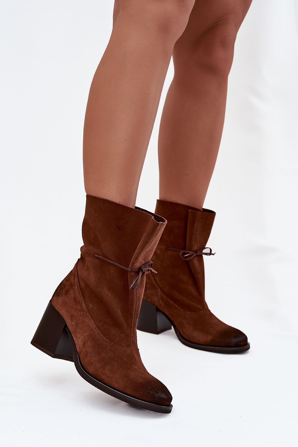  Botine cu toc model 220703 Step in style 