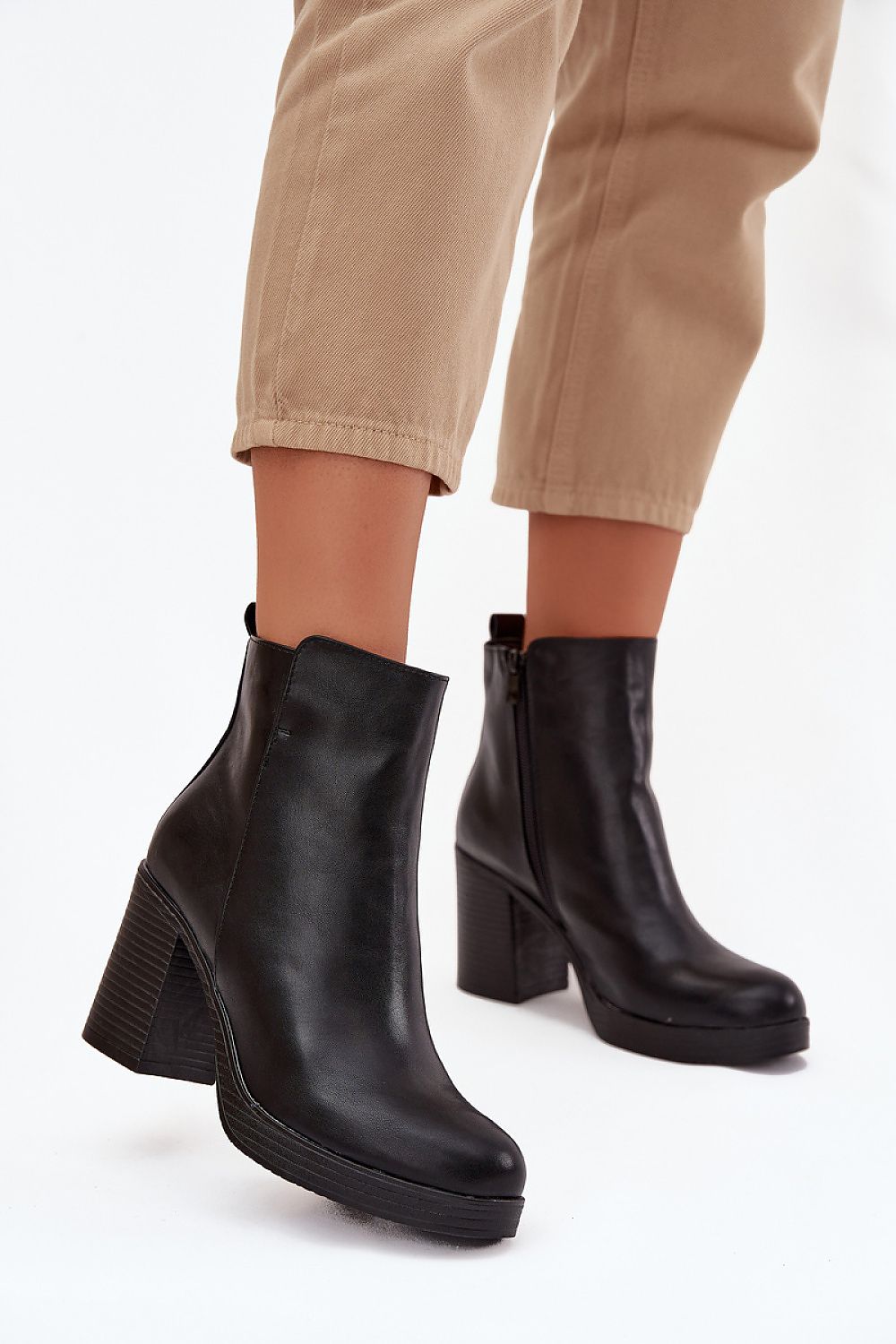  Botine cu toc model 220709 Step in style 