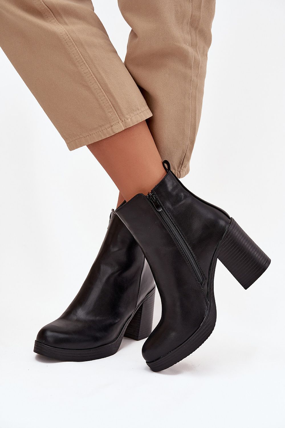  Botine cu toc model 220709 Step in style 