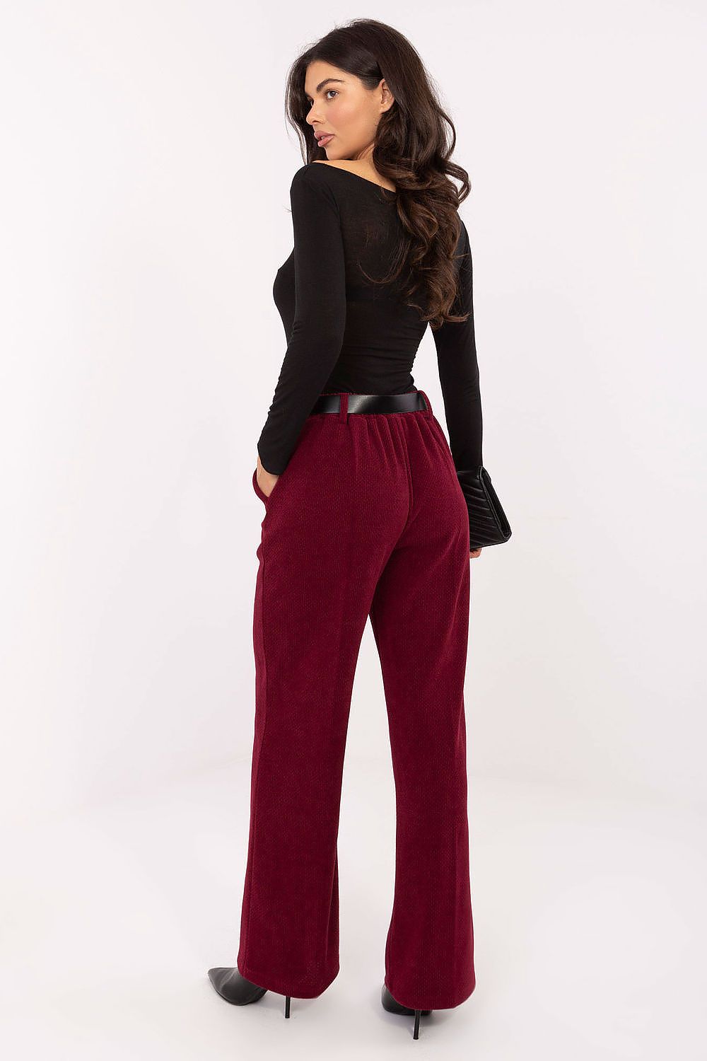  Pantaloni din catifea model 220750 Italy Moda 