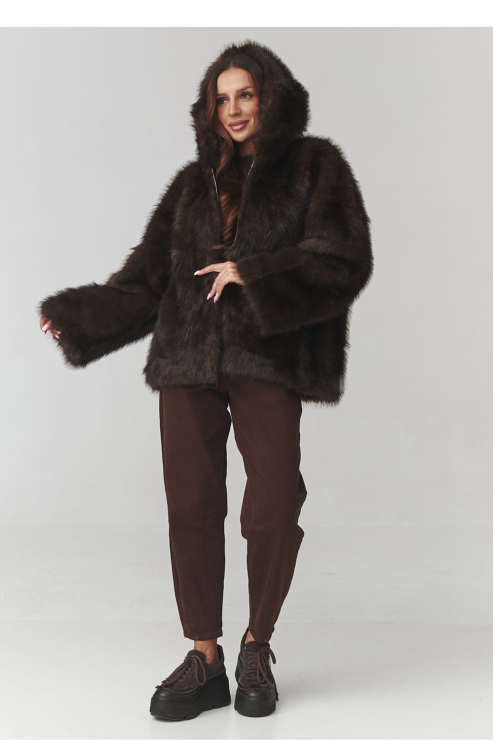  Jachetă model 220799 Makadamia 