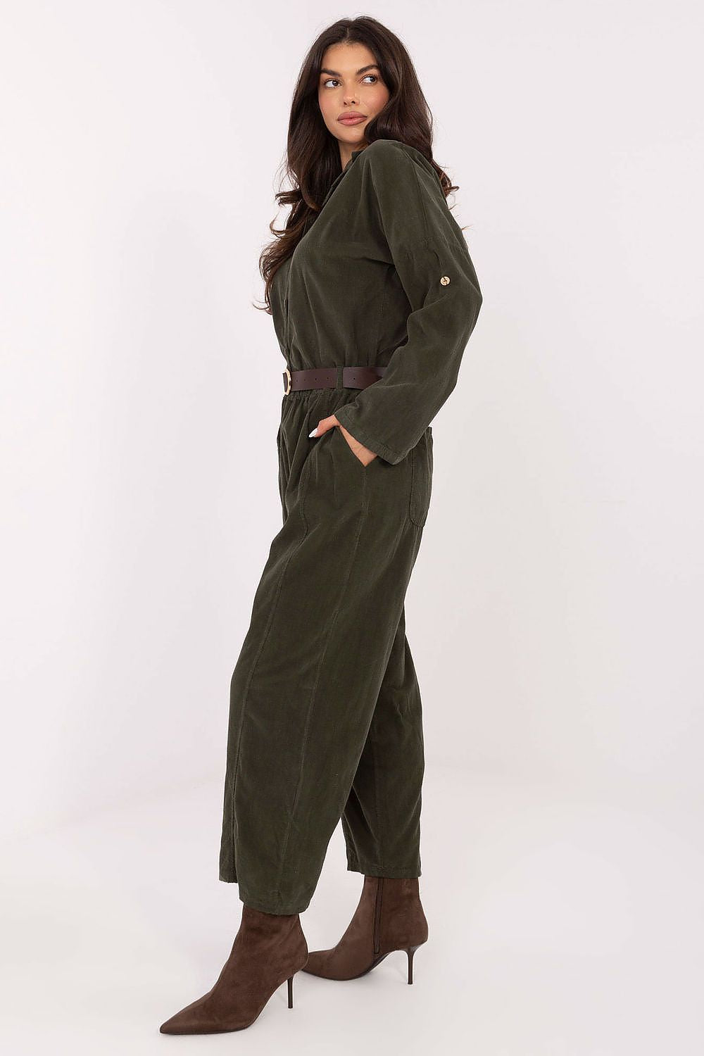  Pantaloni din catifea model 220817 Italy Moda 
