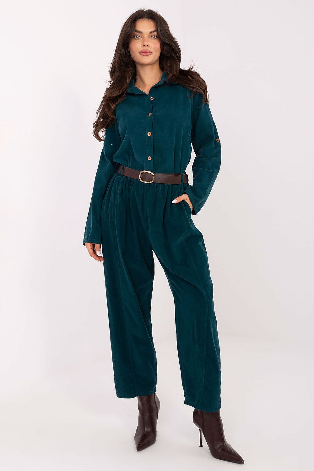  Pantaloni din catifea model 220819 Italy Moda 