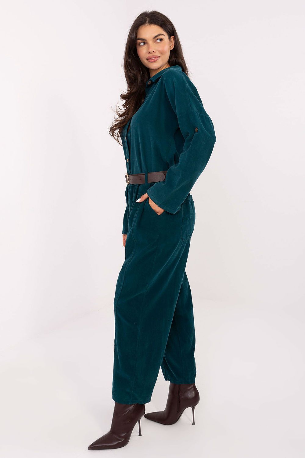  Pantaloni din catifea model 220819 Italy Moda 