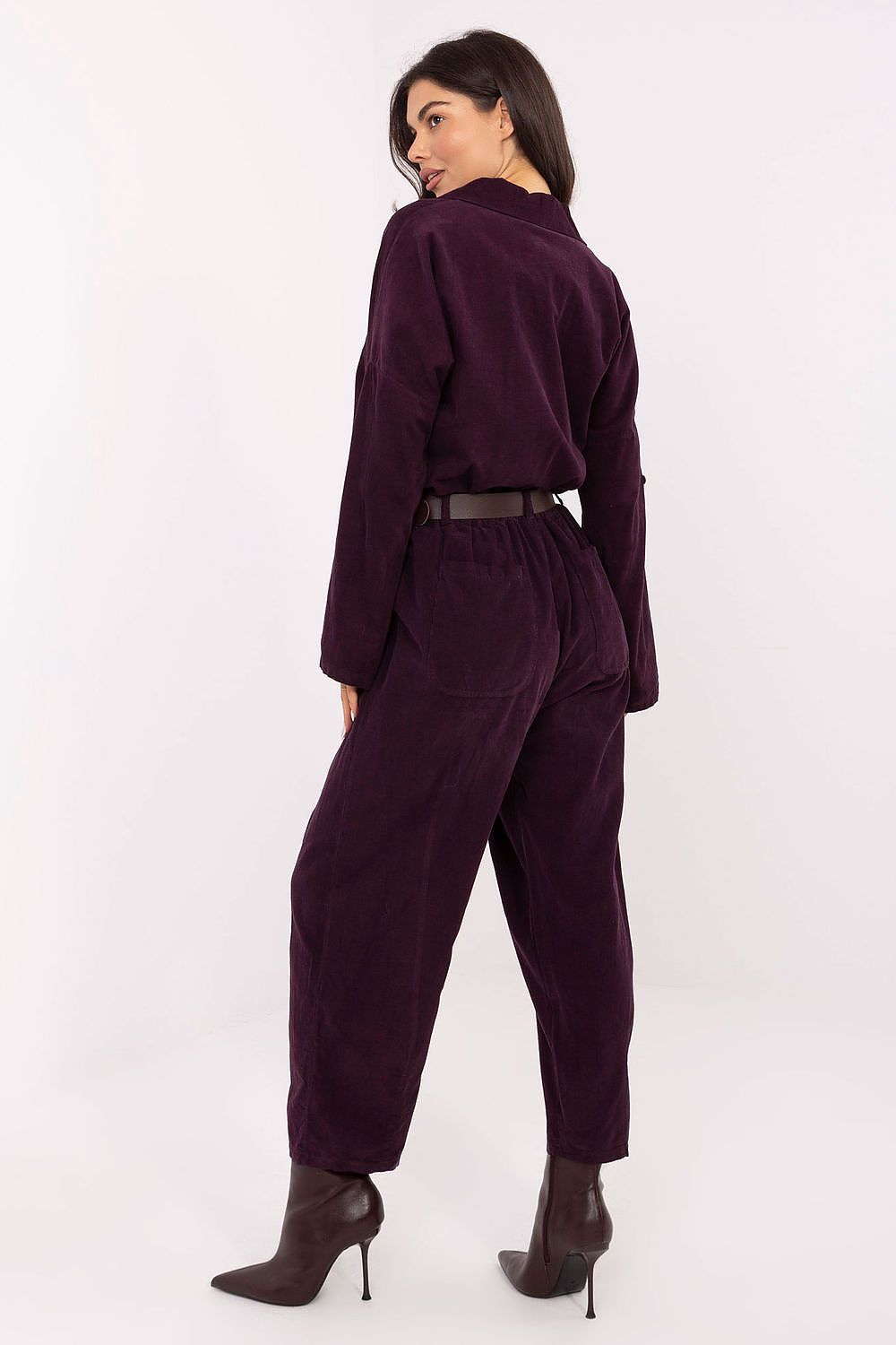  Pantaloni din catifea model 220820 Italy Moda 