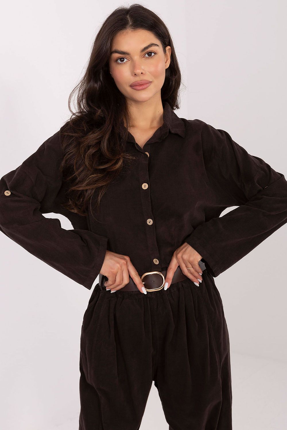  Cămaşă cu mânecă lungă model 220827 Italy Moda 