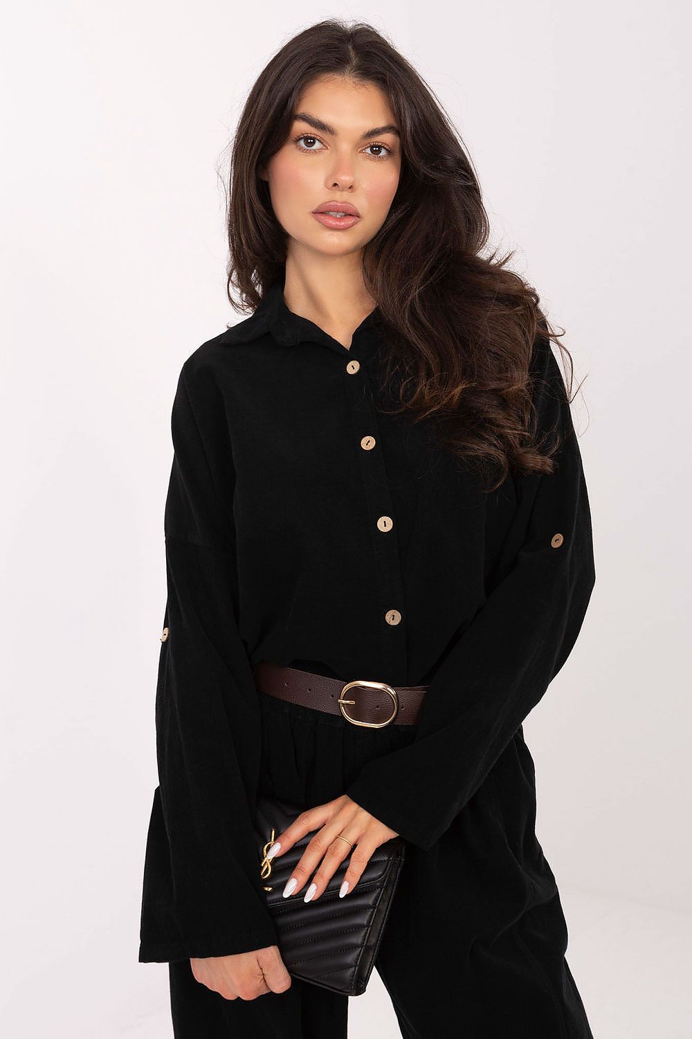  Cămaşă cu mânecă lungă model 220828 Italy Moda 