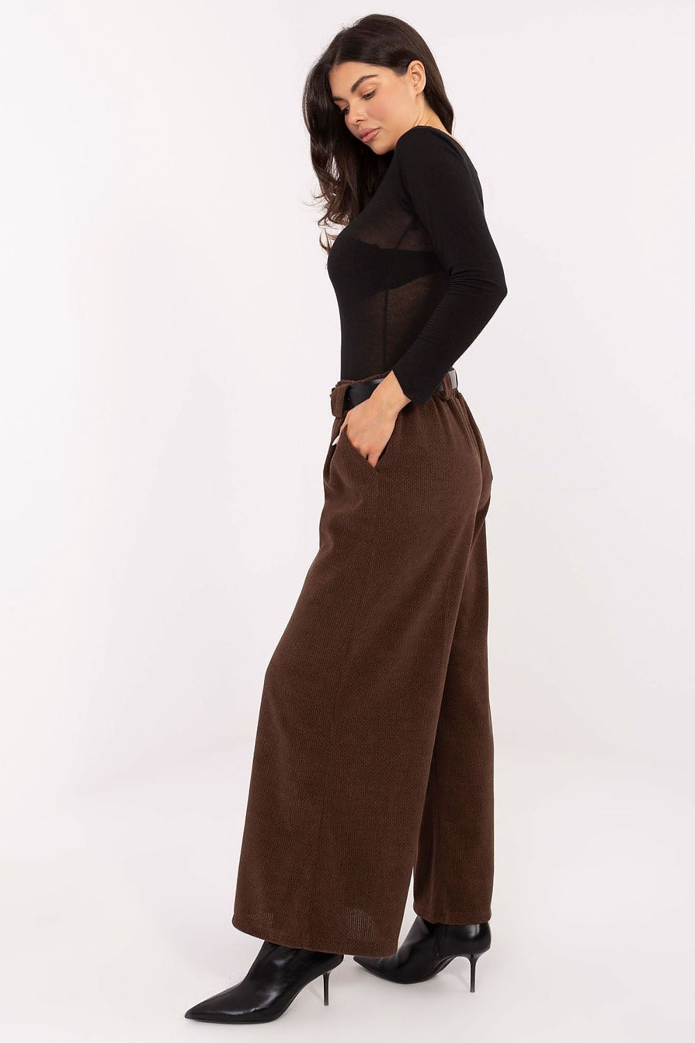  Pantaloni din catifea model 220874 Rue Paris 