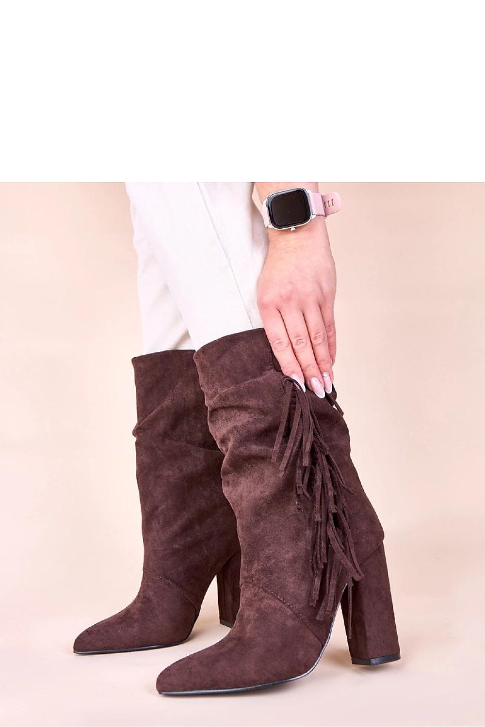  Botine cu toc model 221008 Solea 