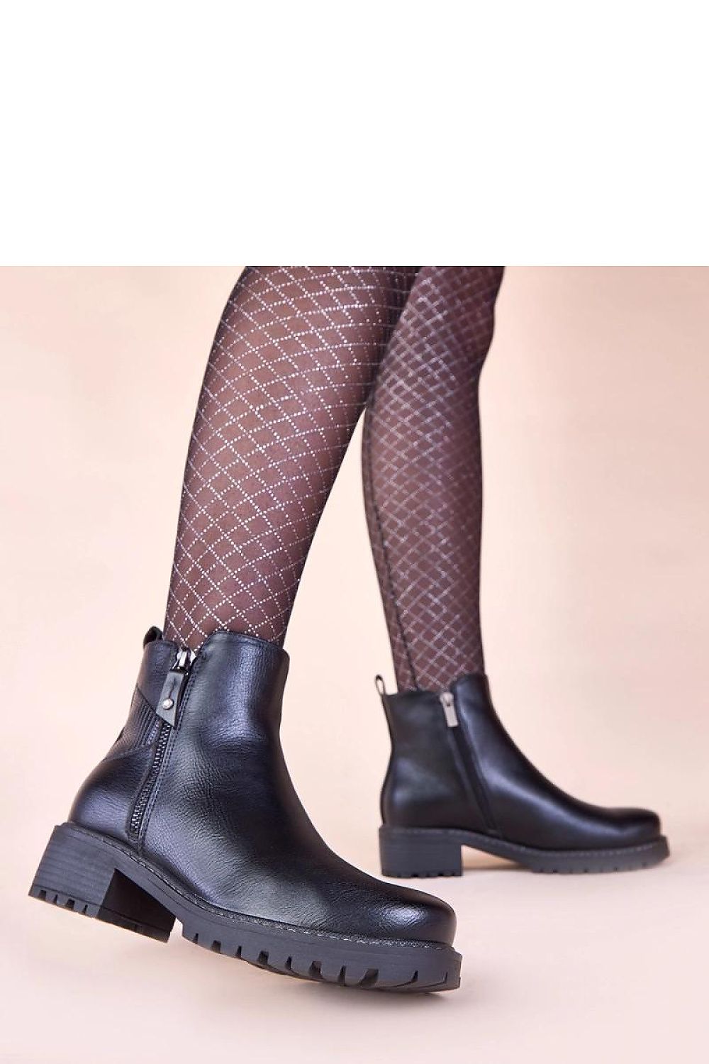  Botine cu toc model 221011 Solea 