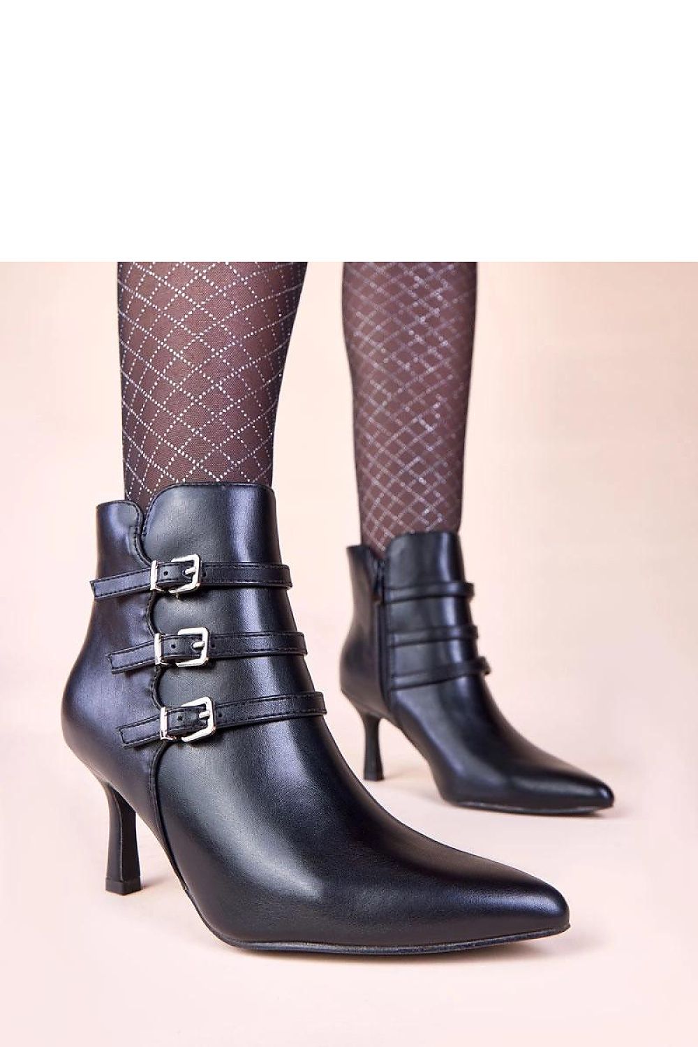  Botine cu toc model 221015 Solea 