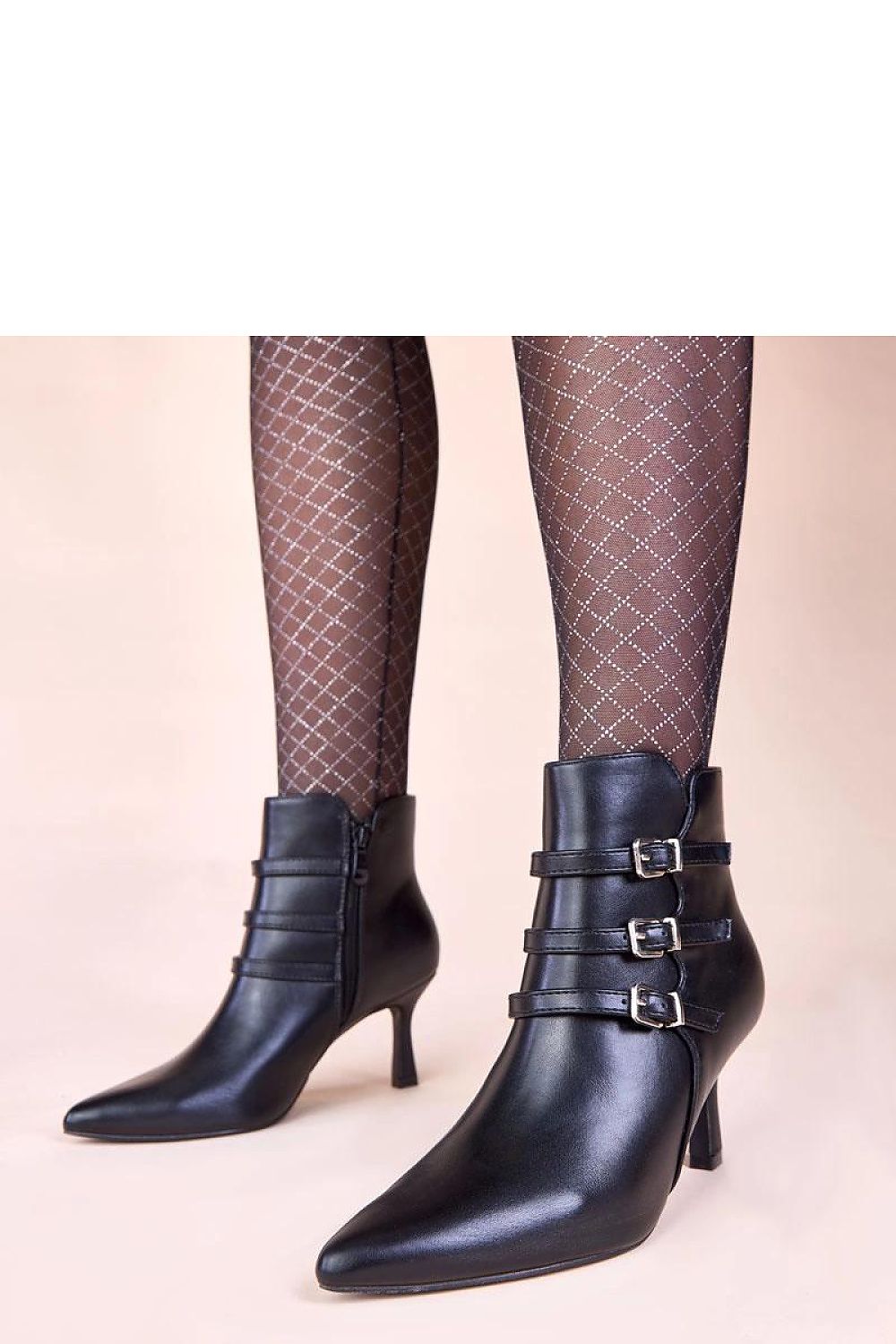  Botine cu toc model 221015 Solea 