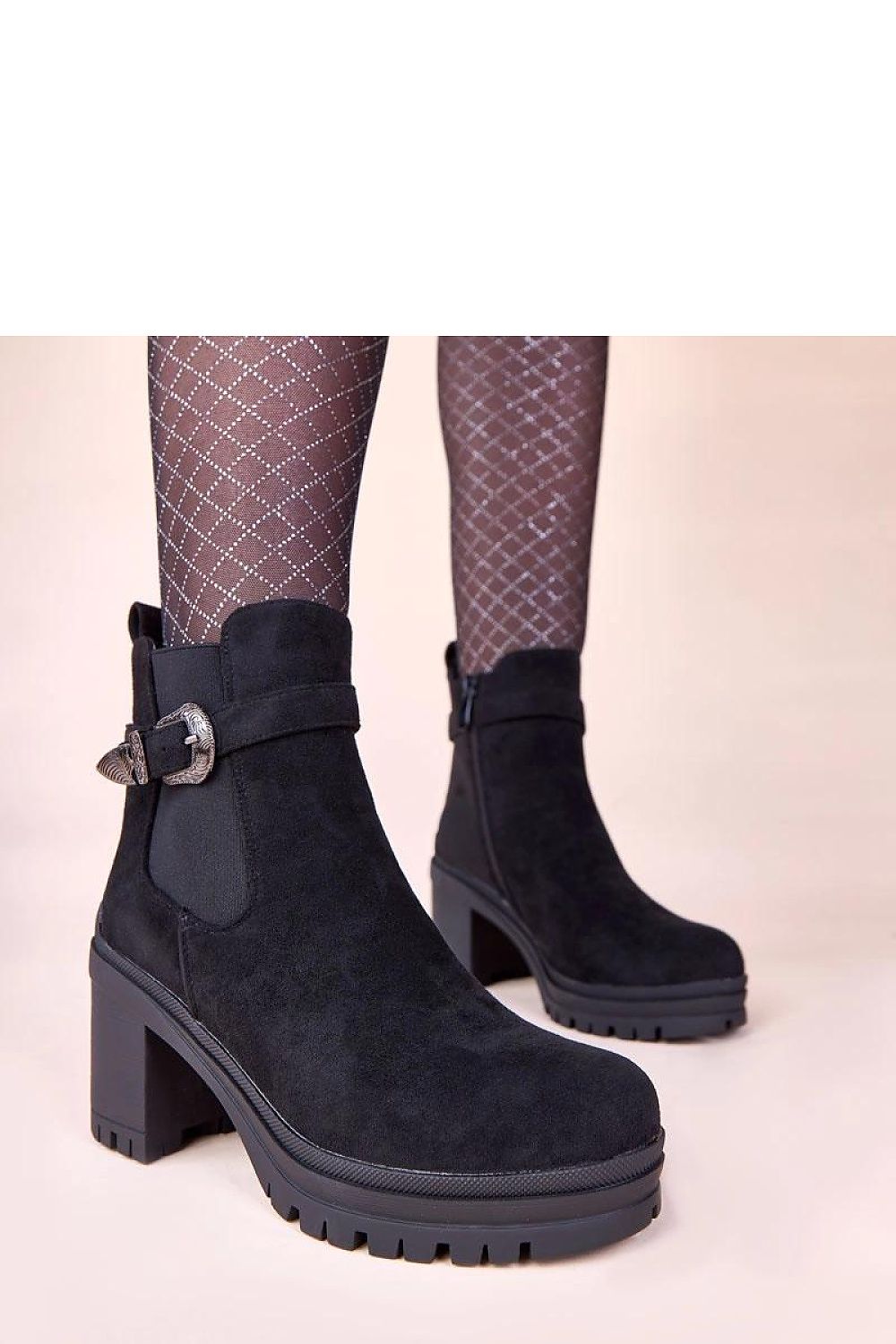  Botine cu toc model 221022 Solea 