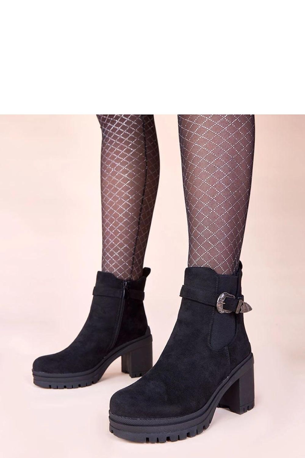  Botine cu toc model 221022 Solea 