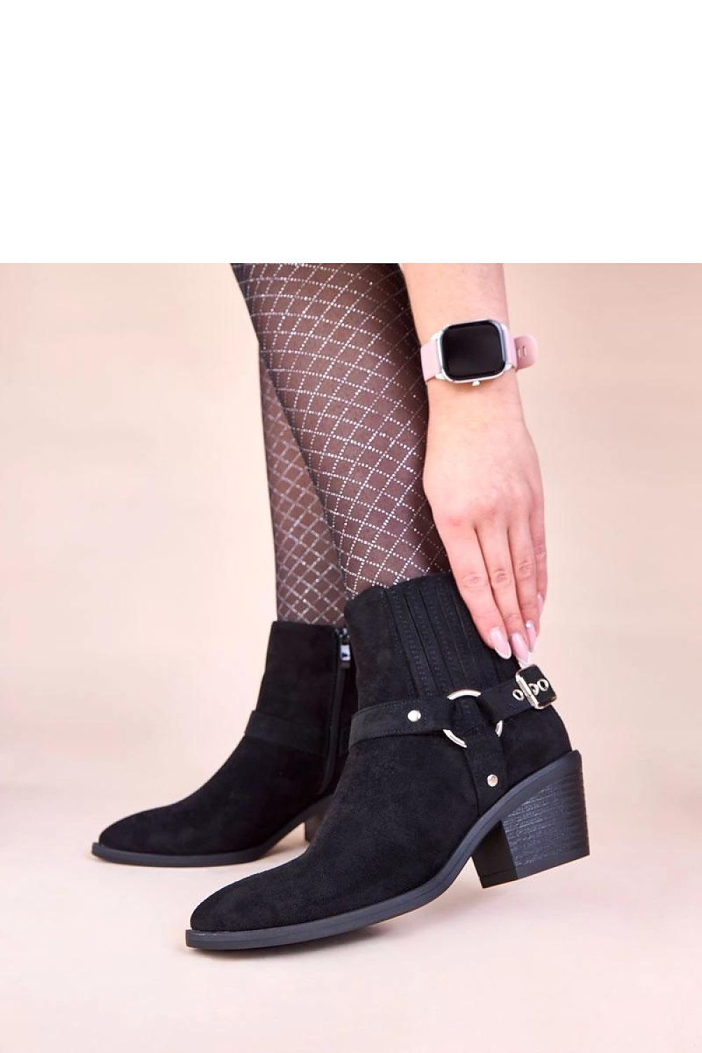  Botine cu toc model 221024 Solea 