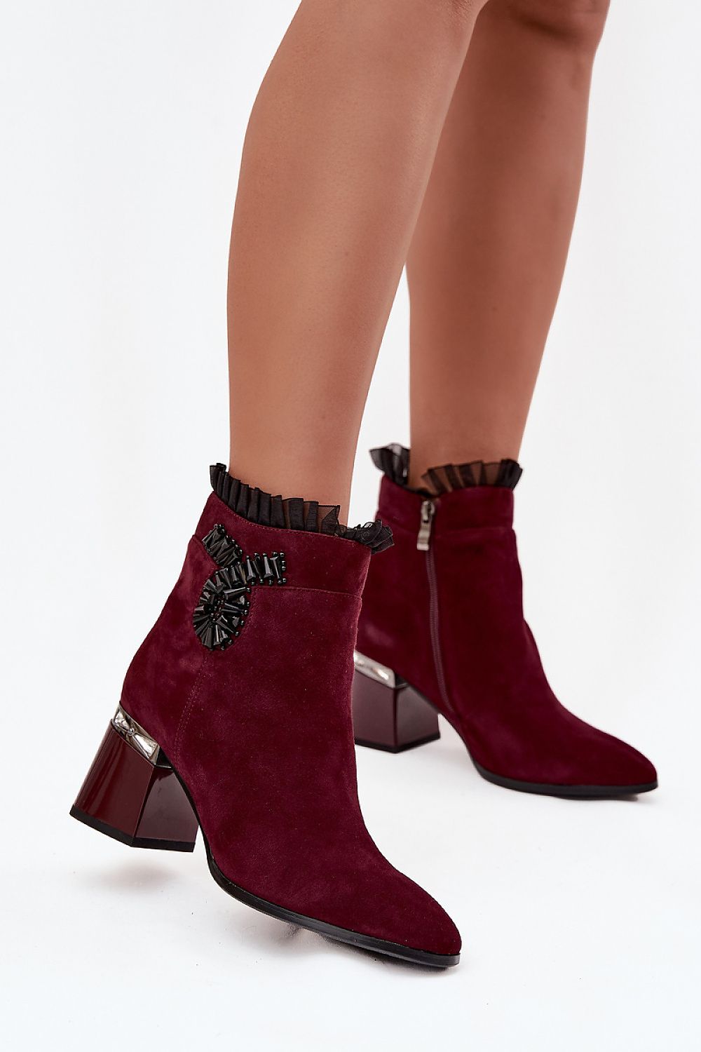  Botine cu toc model 221134 Step in style 