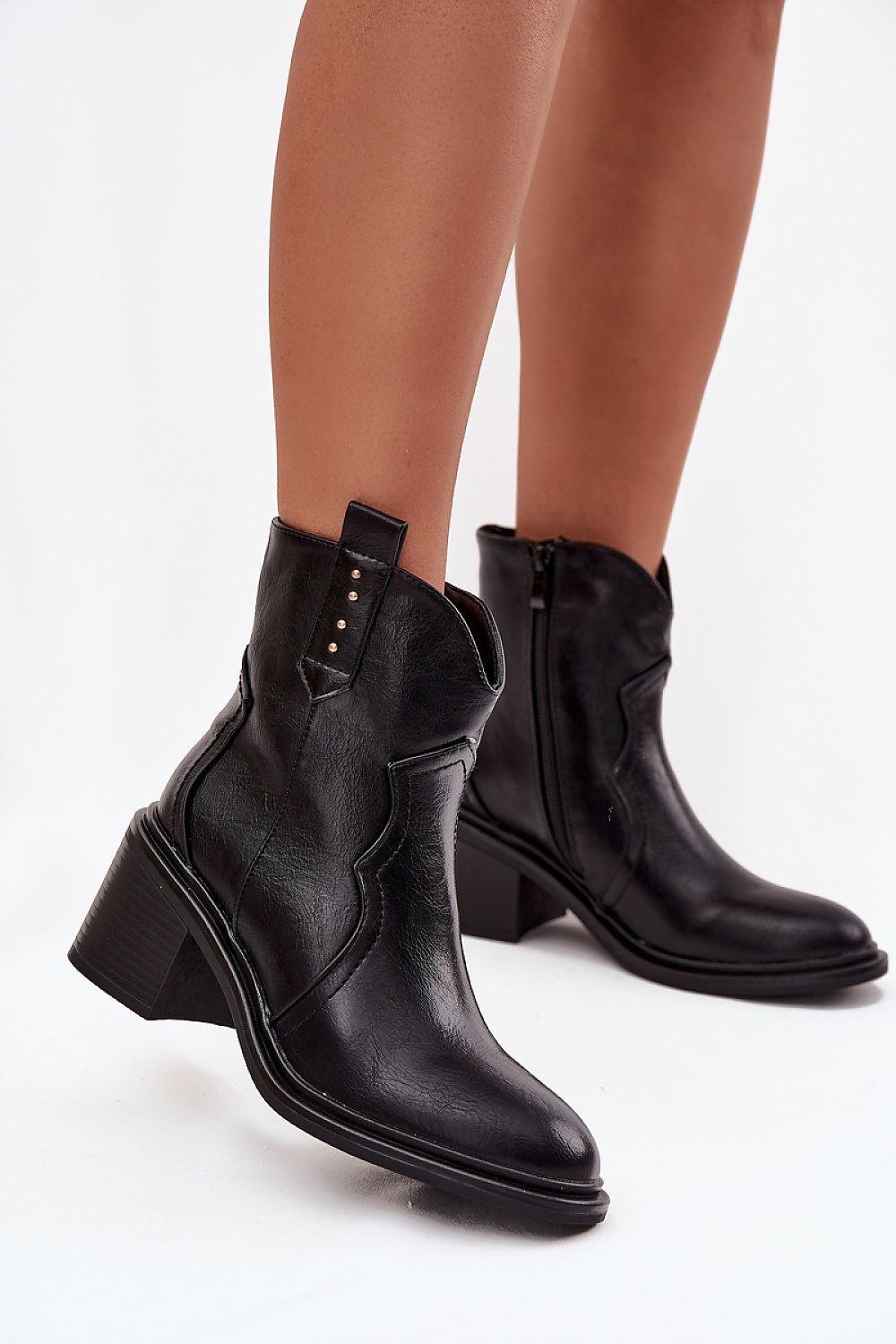  Botine cu toc model 221135 Step in style 
