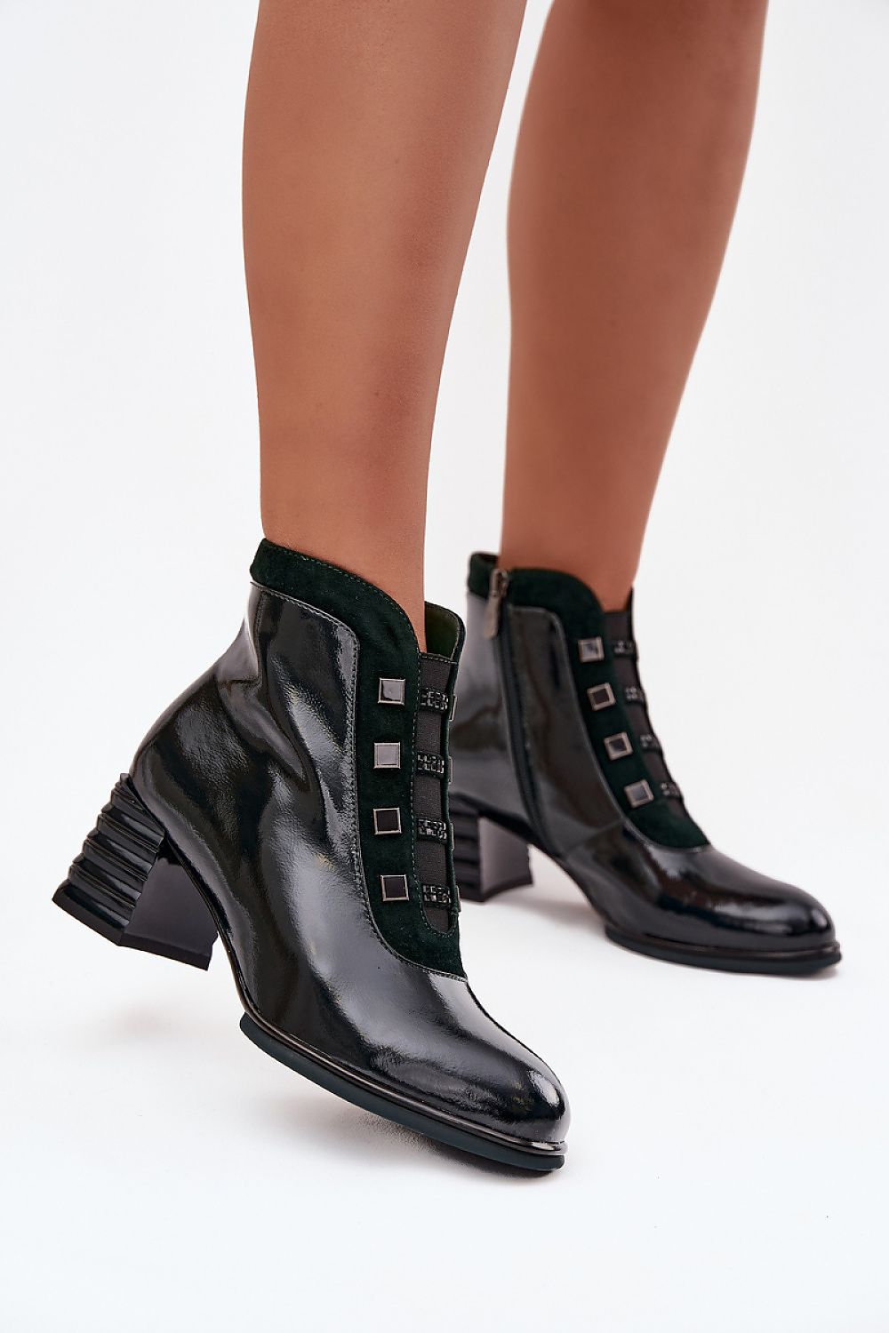  Botine cu toc model 221140 Step in style 