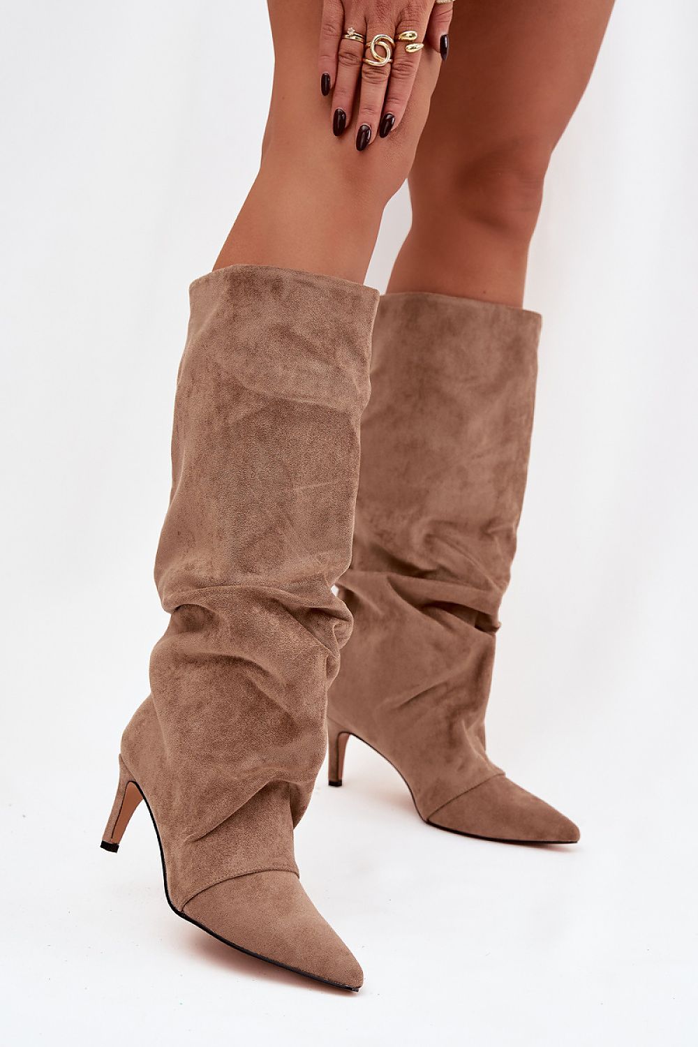  Cizme cu toc model 221153 Step in style 