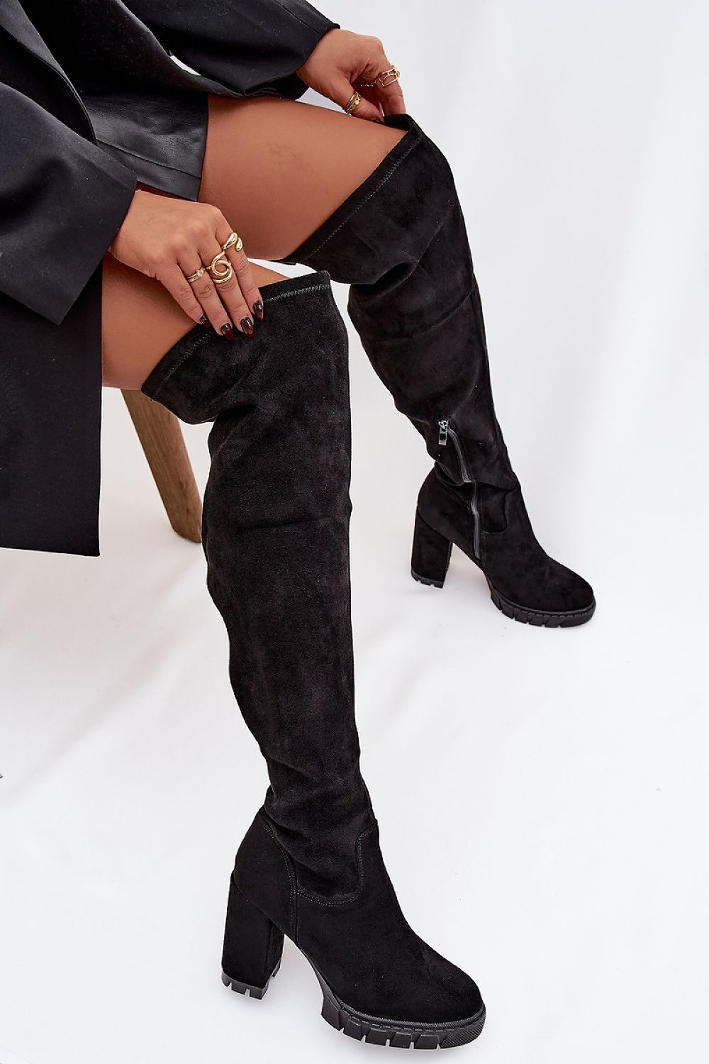  Cizme cu toc model 221155 Step in style 