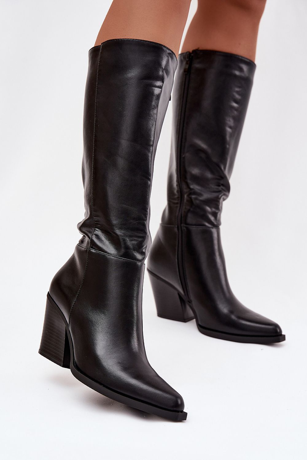  Cizme cu toc model 221156 Step in style 
