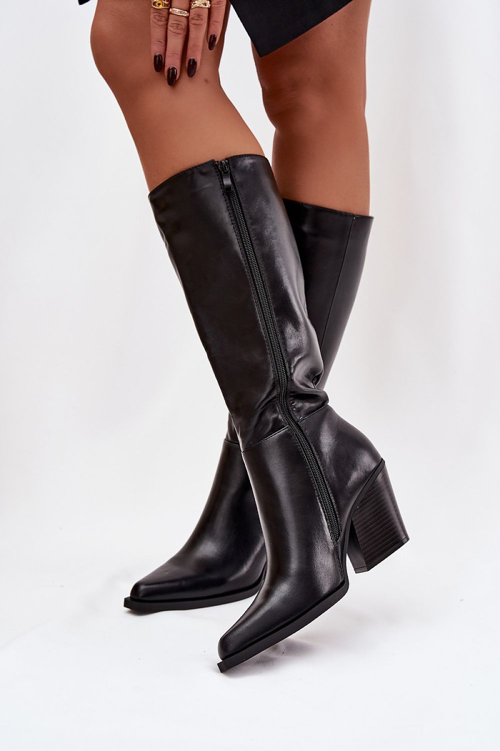  Cizme cu toc model 221156 Step in style 