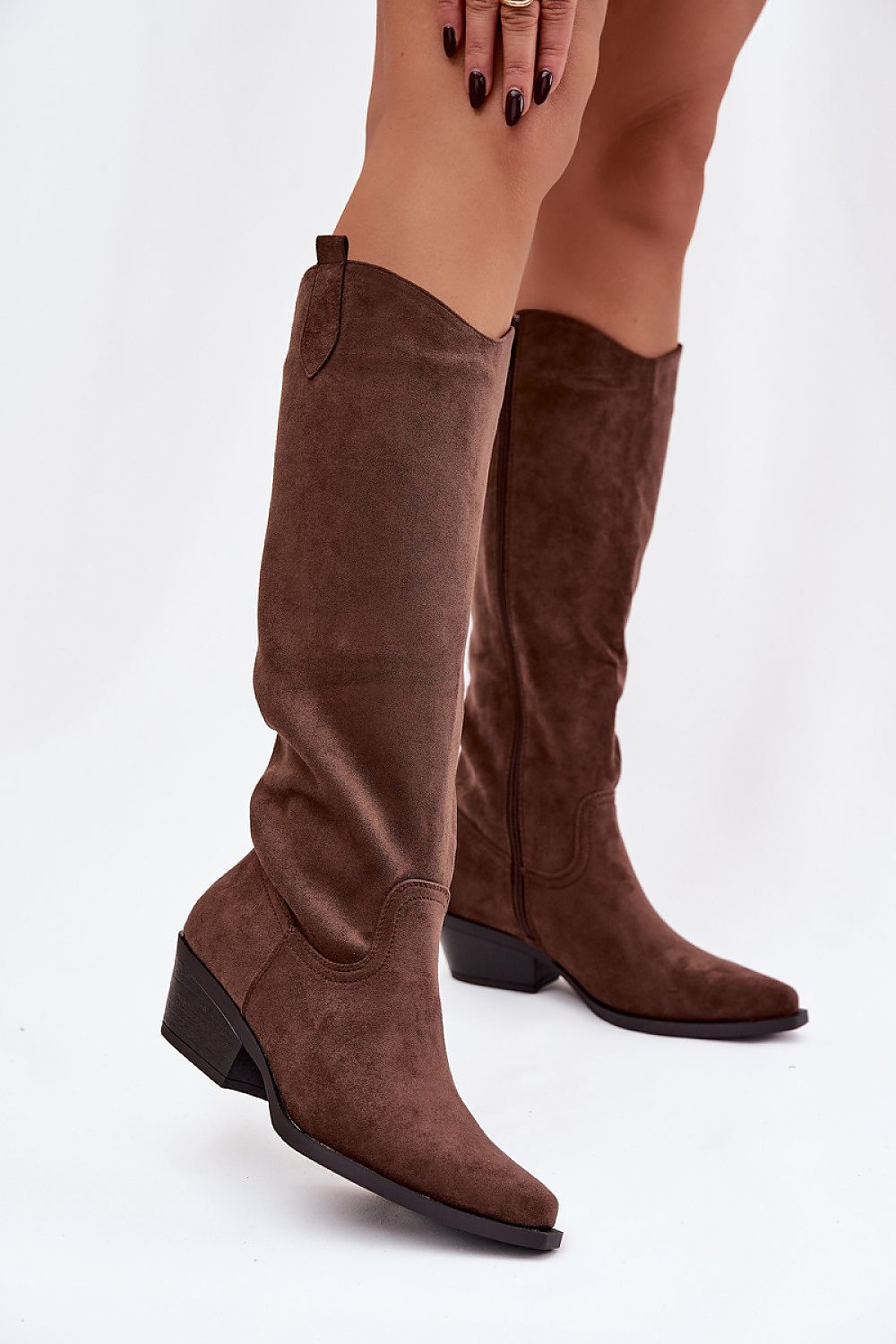  Cizme cu toc model 221157 Step in style 