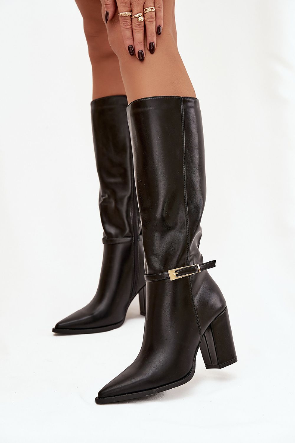  Cizme cu toc model 221159 Step in style 
