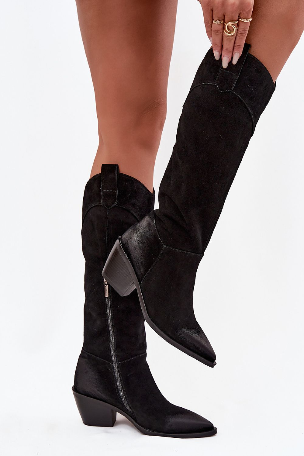  Cizme cu toc model 221160 Step in style 
