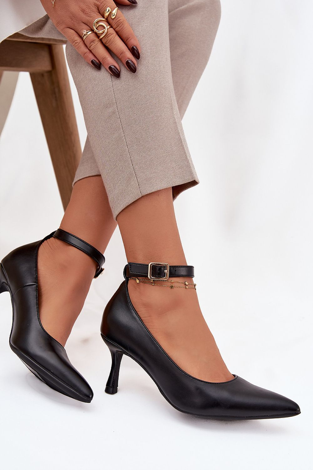  Pantofi cu toc subţire (stiletto) model 221171 Step in style 