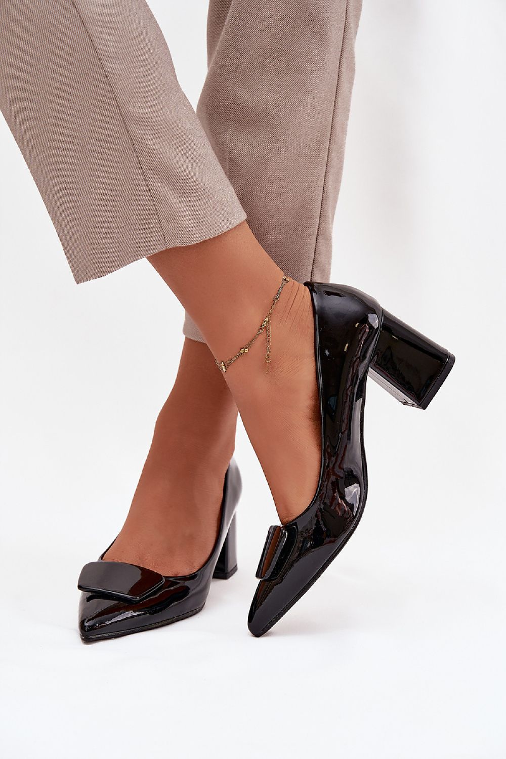  Pantofi dcu toc gros model 221172 Step in style 