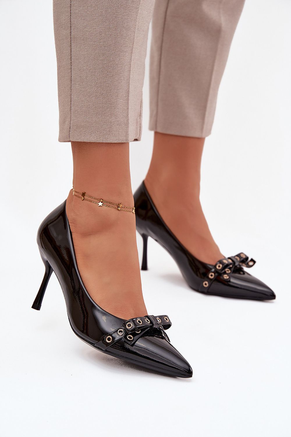  Pantofi cu toc subţire (stiletto) model 221175 Step in style 