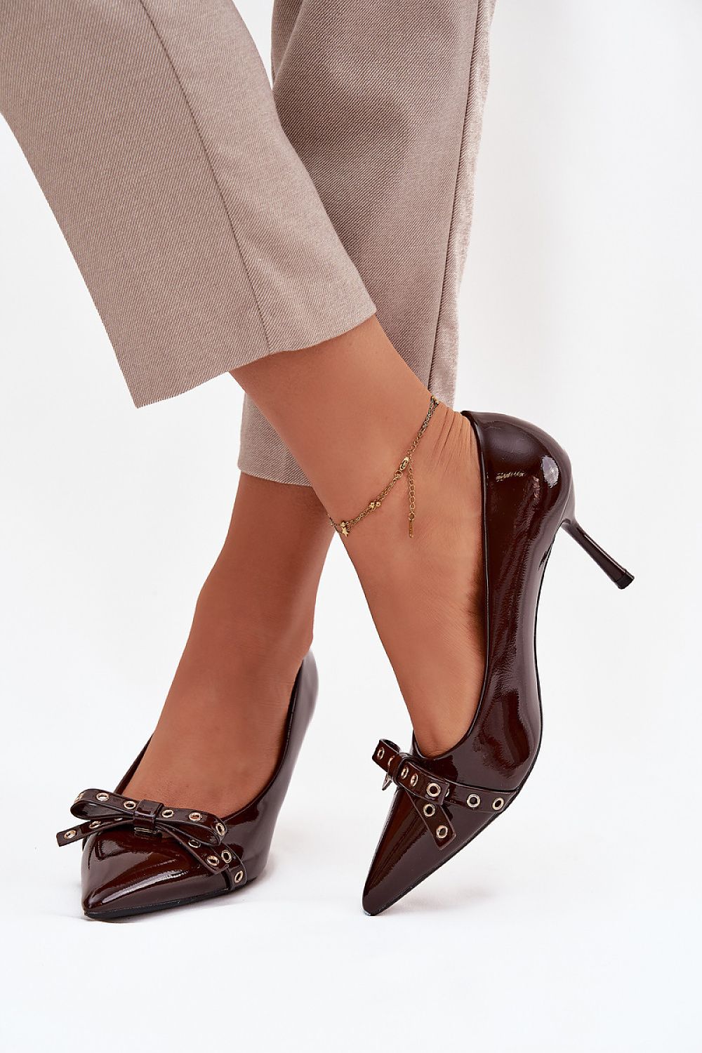  Pantofi cu toc subţire (stiletto) model 221176 Step in style 