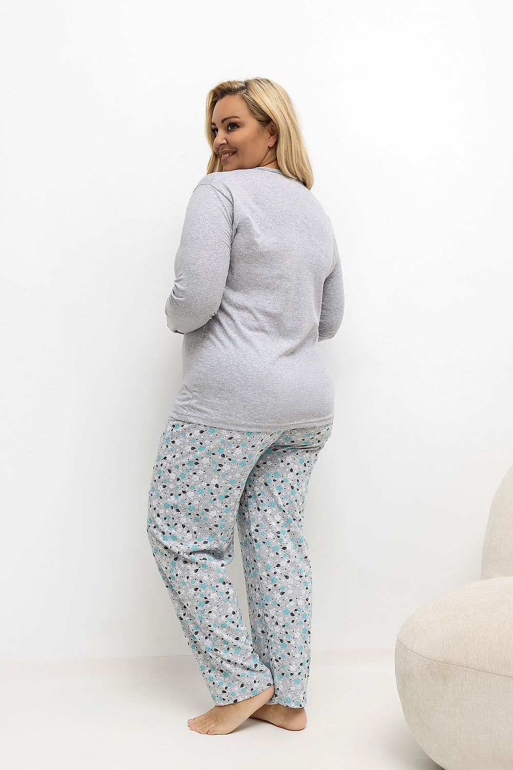  Pijamale Plus Size model 221182 Forever Pink 