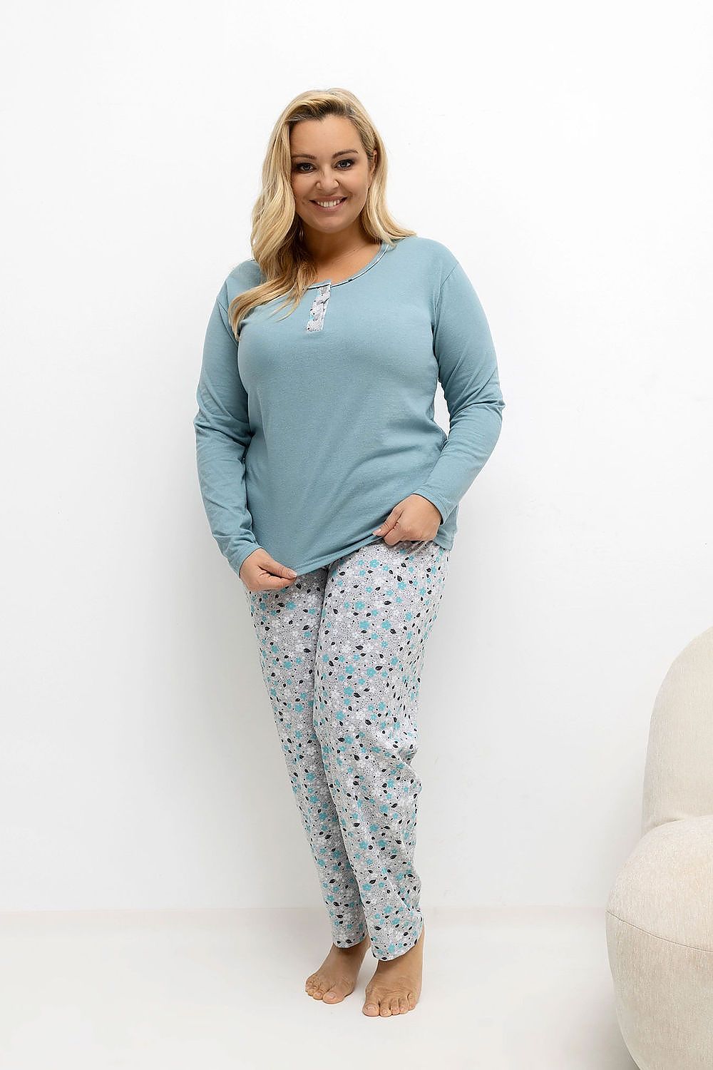  Pijamale Plus Size model 221183 Forever Pink 