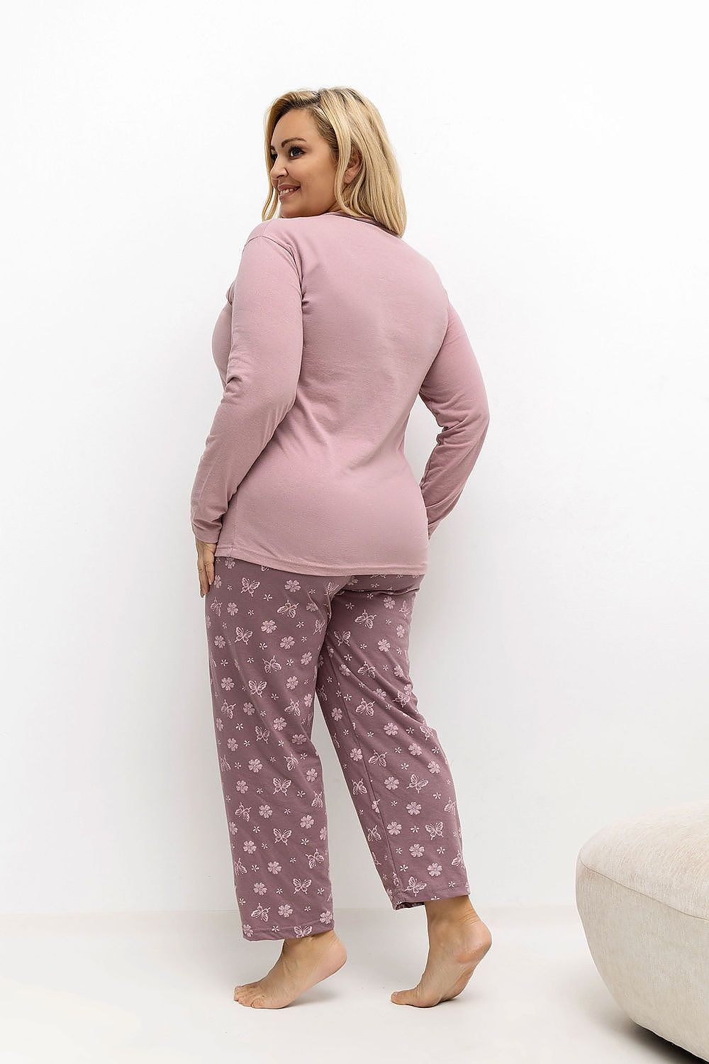 Pijamale Plus Size model 221186 Forever Pink 