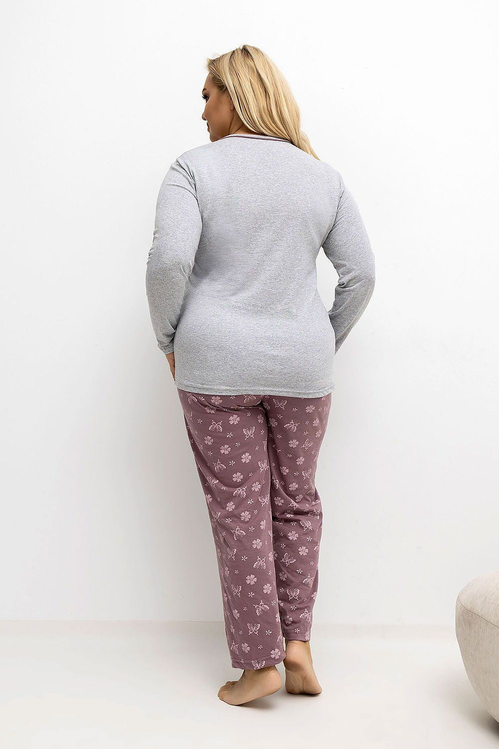  Pijamale Plus Size model 221187 Forever Pink 