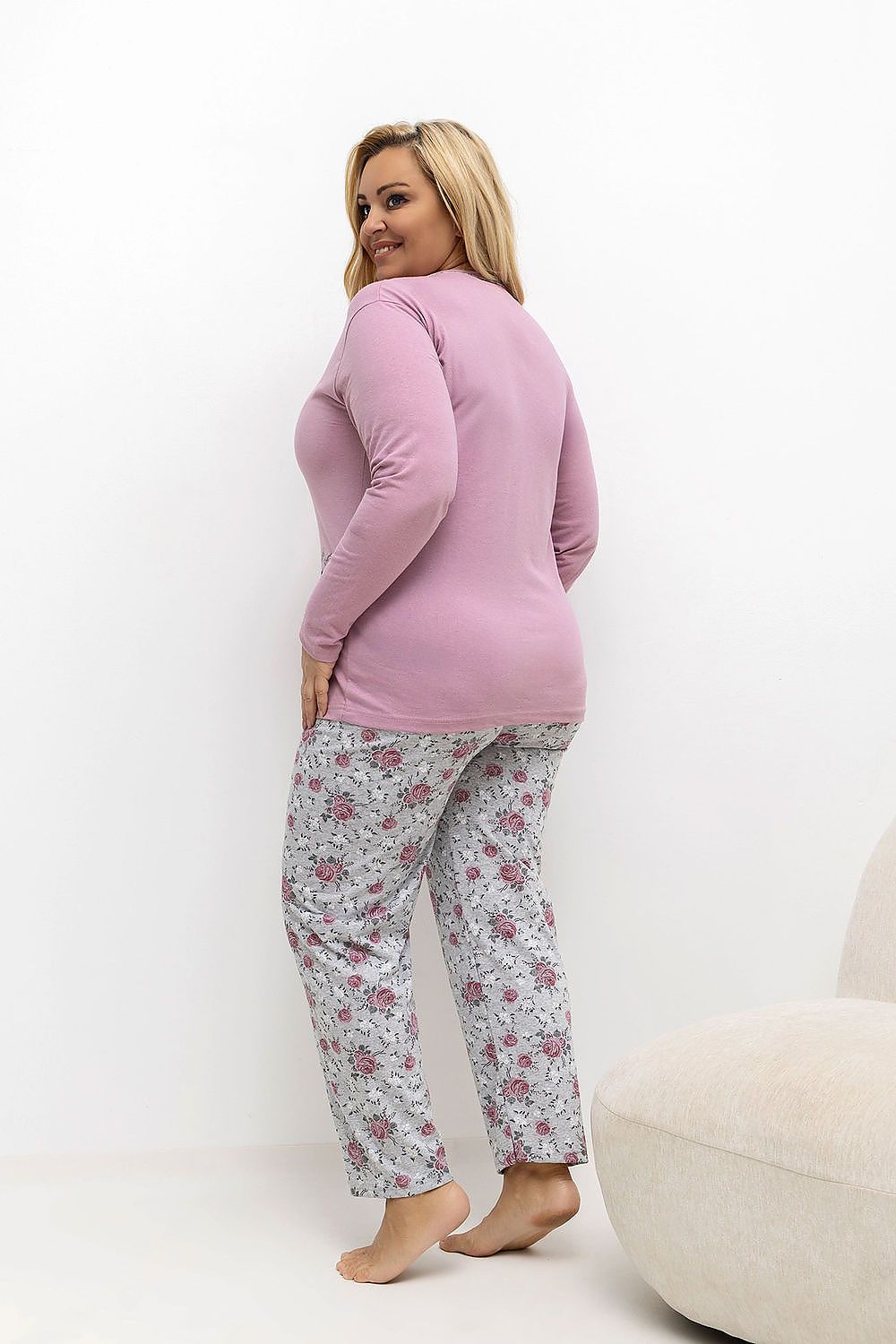  Pijamale Plus Size model 221188 Forever Pink 