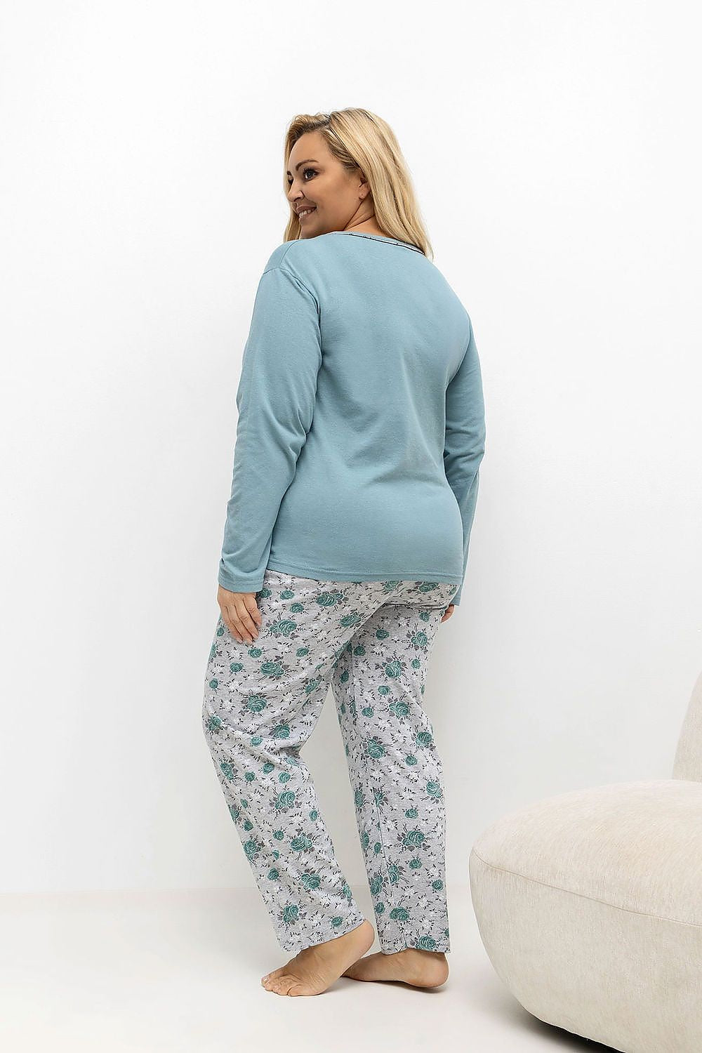  Pijamale Plus Size model 221190 Forever Pink 