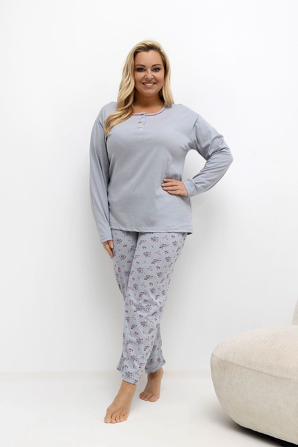  Pijamale Plus Size model 221195 Forever Pink 